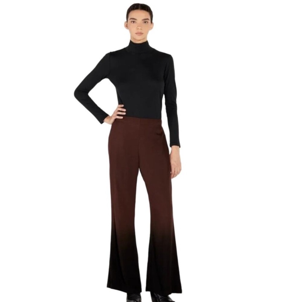 Raquel Allegra Gia Ombre Wide-Leg Pants SZ 1-M